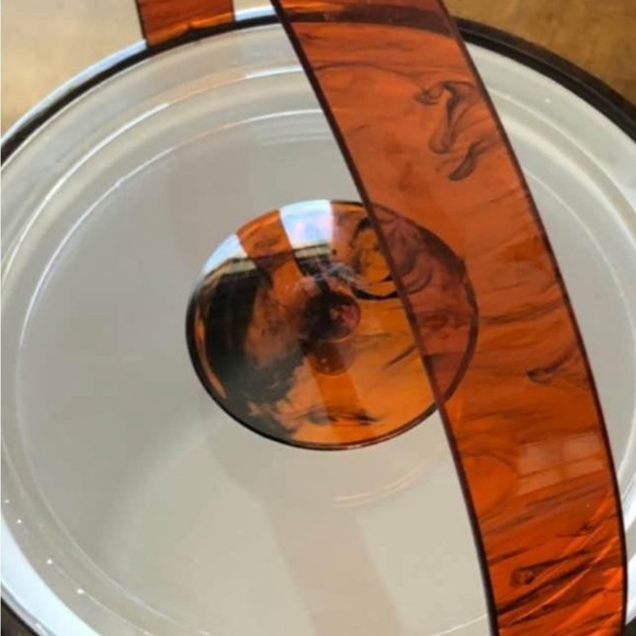 Georges Briard Brown Ice Bucket with Handle- mid century 70’s great condition - Picture 3 of 5